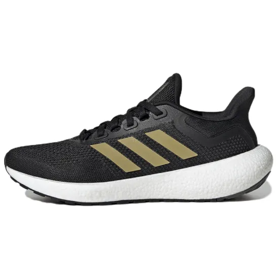 Adidas Pureboost 22 Running Shoes Women's Low-top Black/Gold