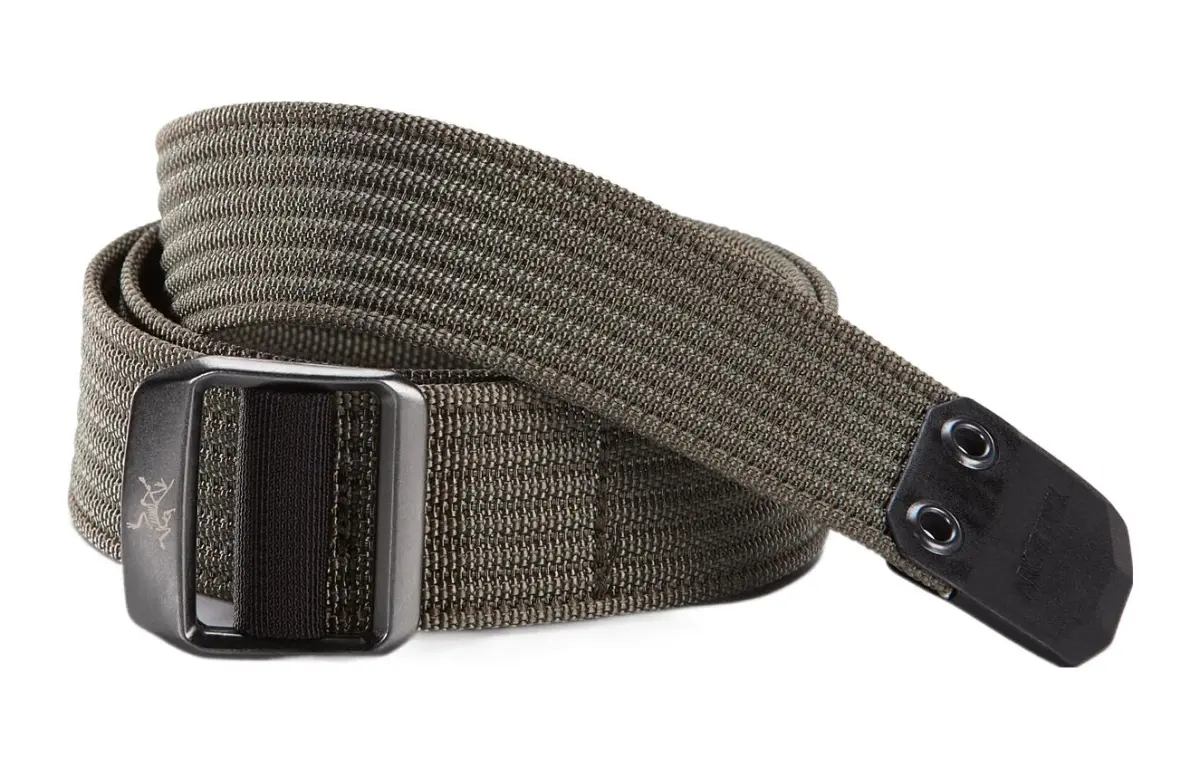 Arc'teryx Synthetic Fiber Belts Unisex Green Width 3.8CM