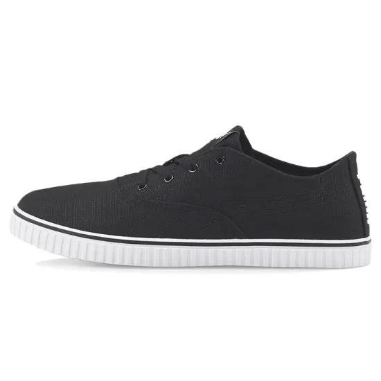 PUMA Ever Tekkie Skateboarding Shoes Unisex Low-top Black/white
