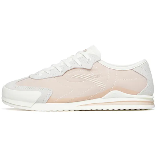 ANTA Life Collection Casual Shoes Women's Low-Top Wheat Flour Pink/Ivory White