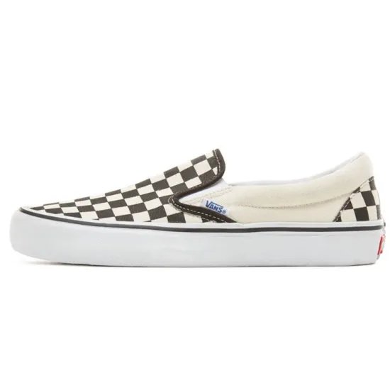 Vans Slip On Pro Checkerboard Black White