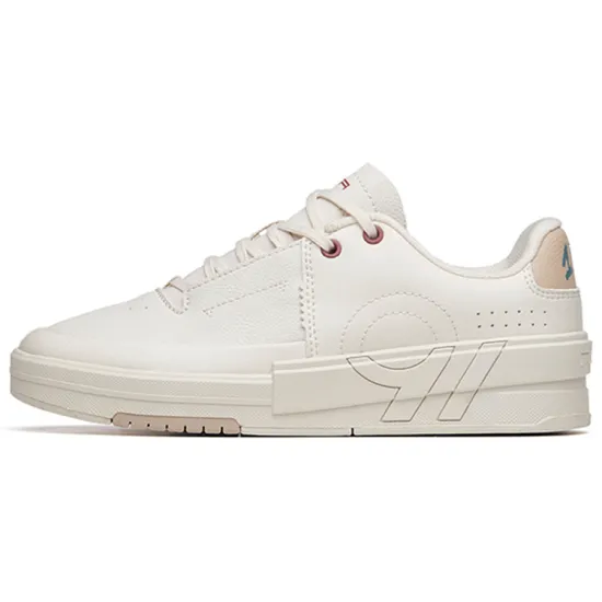 ANTA Skateboard Shoes Women's Low-Top Ash Grey/Light Taupe