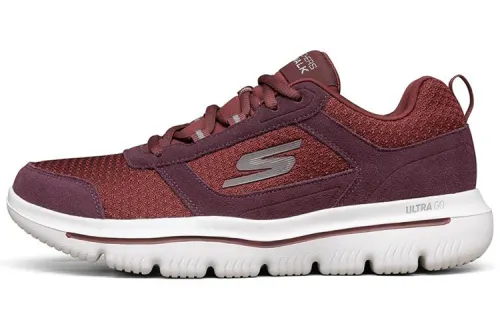 Skechers Go Run Mojo Textile, Leather Low top Casual Shoes Men's Red White