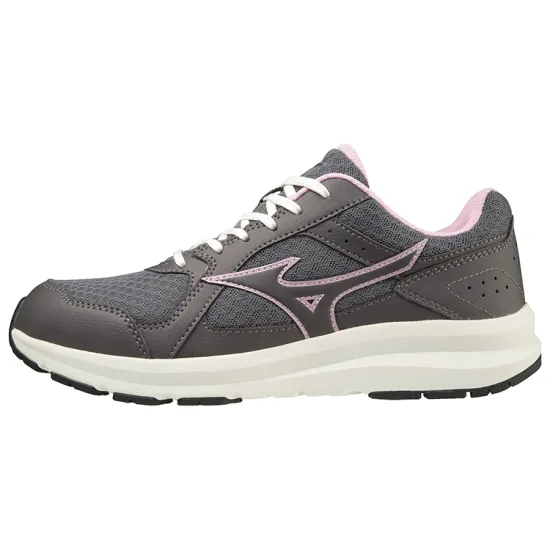 Mizuno Casual Shoes Women's Low-Top Gray Pink