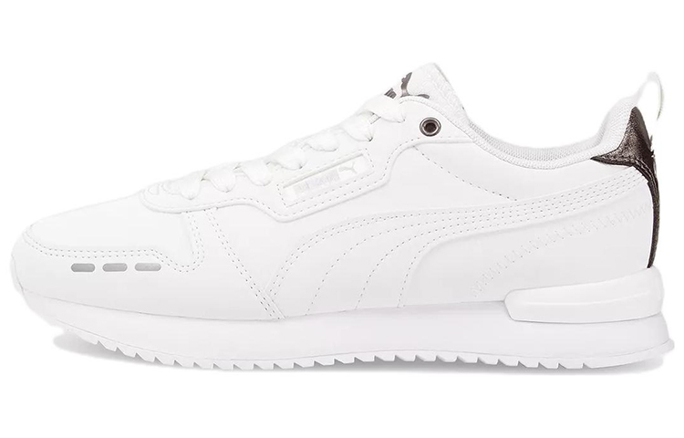 PUMA R78 Metallic Low top Running Shoes Women's White Black