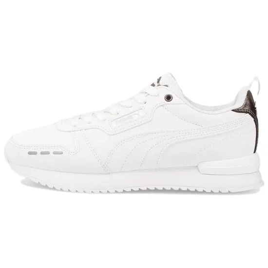 PUMA R78 Metallic Running Shoes Women's Low-top White/Black