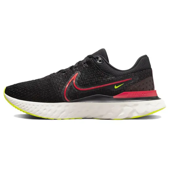 Nike React Infinity Run Flyknit 3 Black Siren Red Volt