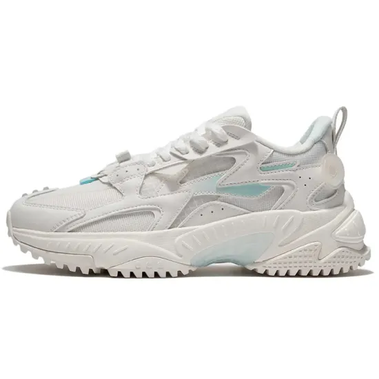 LINING Casual Shoes Women's Low-Top Mist White/Aqua Blue