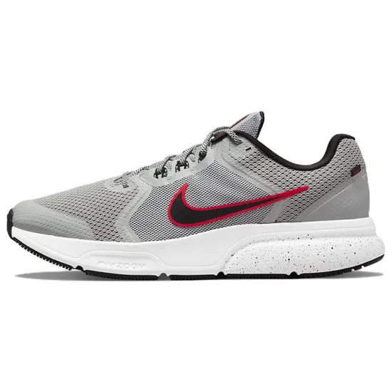 Nike Zoom Span 4 Running Shoes Men Low-top Grey/Black/Red