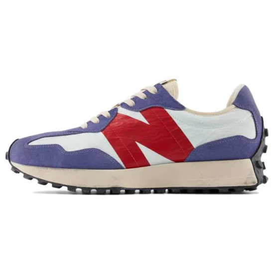 New Balance 327 Forest Green Serene Blue Vintage Worn