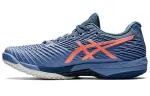 Asics Solution Speed FF 2 OC Cushioning Low top Tennis Shoes Men's Blue Pink