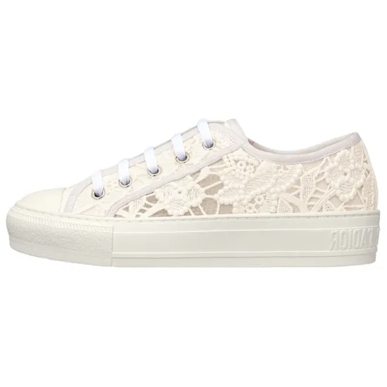 DIOR Skateboard Shoes Women's Low-Top White