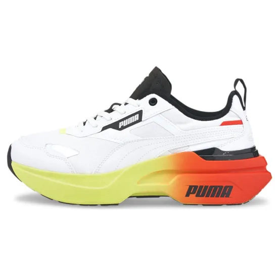 PUMA Kosmo Rider Lifestyle Shoes Women's Low-top White/yellow/red