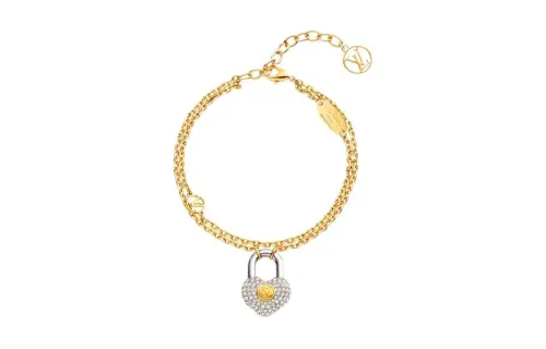 LOUIS VUITTON CRAZY In LOCK Bracelets Women's Gold
