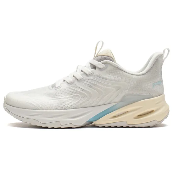 LINING EazGo Running Shoes Men Low-Top Champagne White/Antarctic Gray