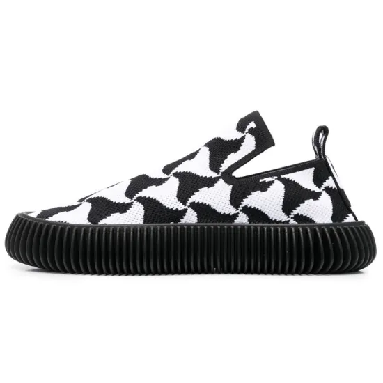 Bottega Veneta Skateboard Shoes Women's Low-Top Black White
