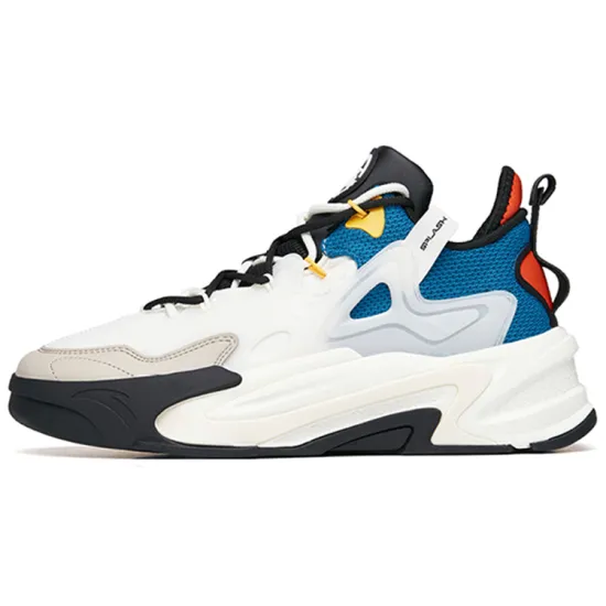 Anta G6 Soup Wear-Resistant Low-Top Sports Casual Shoes Men's White Blue Black