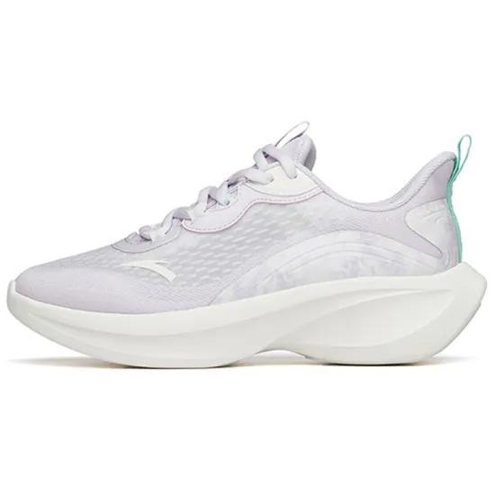 ANTA Running Shoes Women's Low-Top Misty Purple/Ice Pink Blue