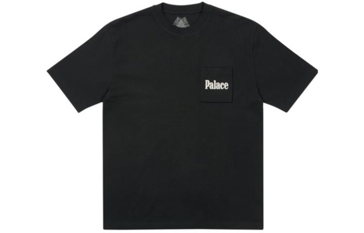 Футболка Palace SS22 Saves T-shirt Black LogoT (черная) — Черный — фото 2