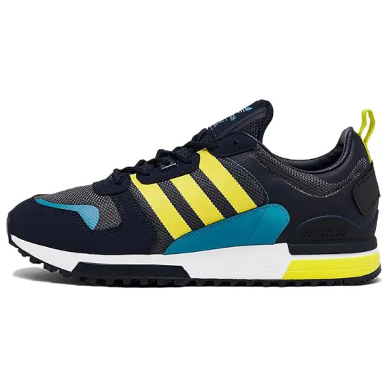 Adidas Originals ZX 700 Running Shoes Men Low-Top Blue Yellow
