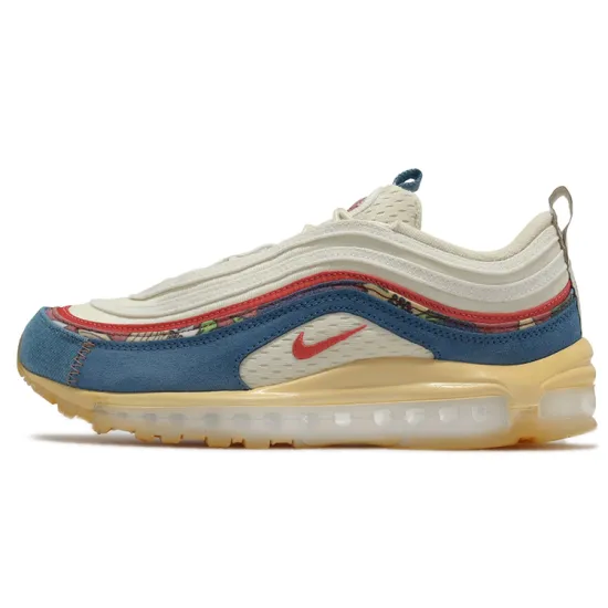 Nike Air Max 97 Coconut Milk Fossil Denim Red