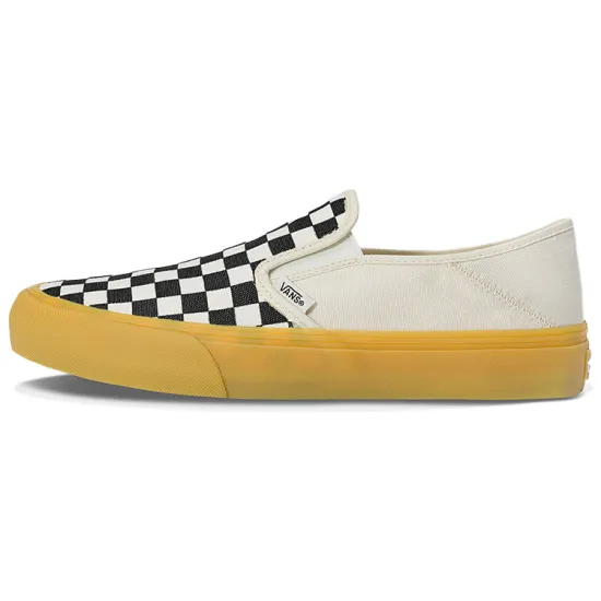 Vans Slip On 'Checkerboard' Black Marshmallow Gum