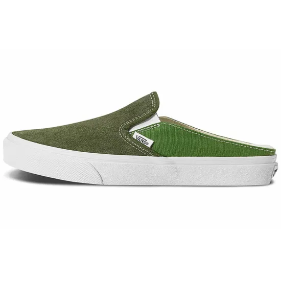 Vans Slip-on Skateboarding Shoes Unisex Low-top Green
