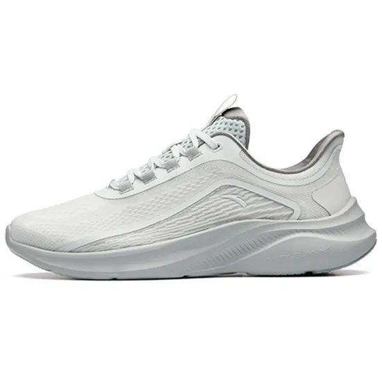ANTA Running Shoes Men Low-Top Misty Gray/Sand Silver Gray/Sand Storm Gray