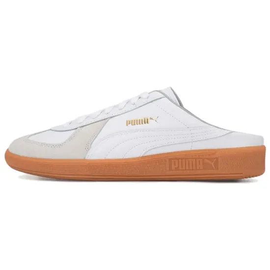 PUMA Army Trainer Skateboarding Shoes Unisex Low-top Grey/White/Brown
