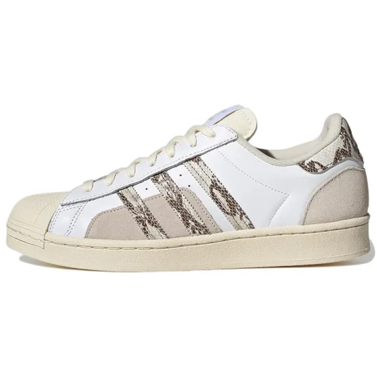 Adidas Originals Superstar Series Skateboard Shoes Unisex Low-top White/beige/brown