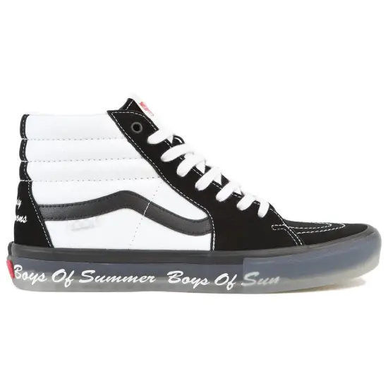 Vans SK8 Skateboarding Shoes Unisex High-top Black/white