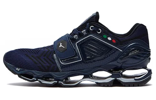 Mizuno Running Shoes Men's Low Top Dark Blue