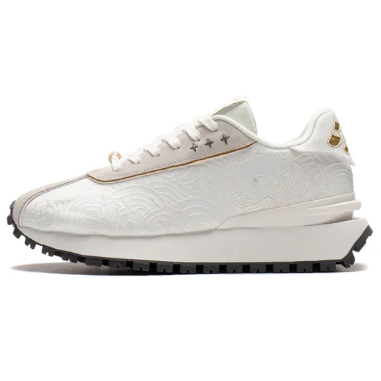 LINING CF Casual Shoes Men Low-Top Mist White