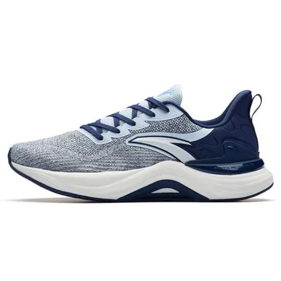 ANTA 2.5 Running Shoes Men Low-Top Ink Blue/Light Mist Gray