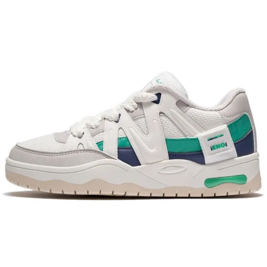 LINING Yufeng Casual Shoes Women's Low-Top Mist White/Wind Chime Gray