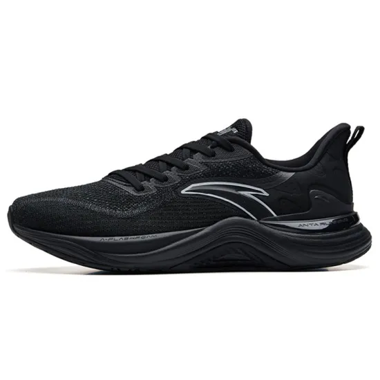 ANTA 2.5 Running Shoes Men Low-Top Black/Carbon Gray