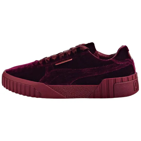 Puma Cali Series Skateboarding Shoes Women's Low-top Burgundy