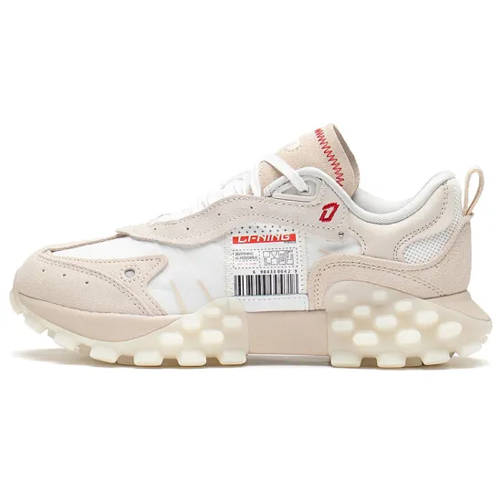 LiNing OVERLOAD Casual Shoes Women's Low-Top Swan White/Standard White