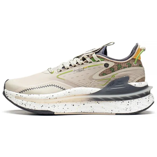 LINING Exceed 6 Casual Shoes Men Low-Top Oat Gray/Milk Brown