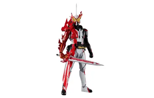 BANDAI Bandai Kamen Rider SABER (Holy Blade) Bandai shf Kamen Rider Holy Blade base form saber Dragon of Courage Fire Sword Agni scale figure