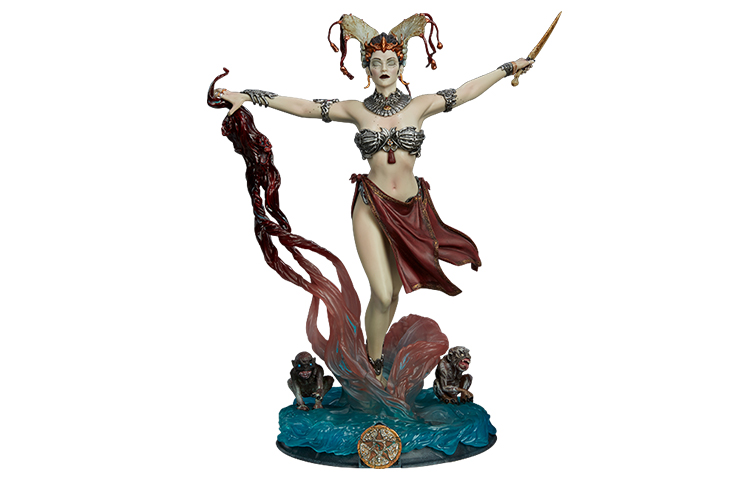 SIDESHOW COLLECTIBLES Death Court Series Gethsemonian Queen Juggler Statue 25.4cm