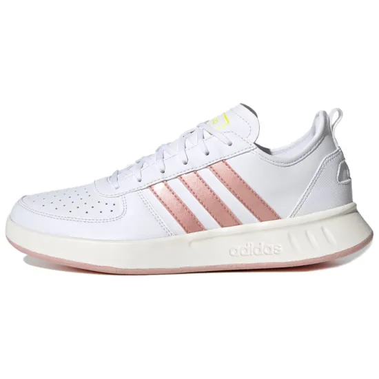 Adidas Court80s Skateboarding Shoes Women's Low-top White/powder