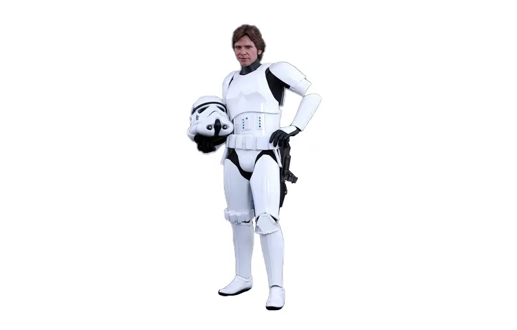 Hot Toys Star Wars Han Solo White Soldier Disguise Limited Edition Scale Figure