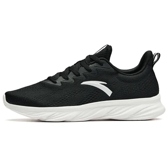 ANTA Running Collection Running Shoes Men Low-Top Black/Carbon Gray/Ivory White