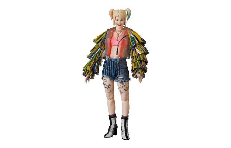 Medicom Toy Harley Quinn MAFEX 159 Birds of Prey Harley Quinn Caution Tape Jacket Ver. Scale Figure 15cm