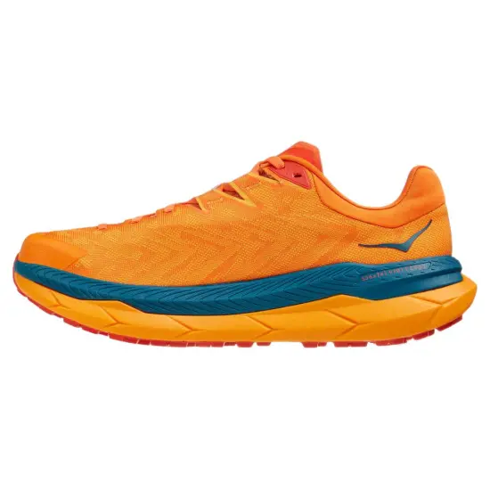 HOKA ONE ONE Tecton X Persimmon Orange Blue