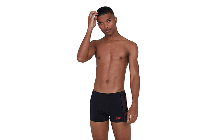 Speedo Swimming Shorts Men’s Black/Red Thin