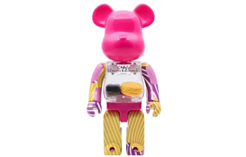 BE@RBRICK X LAMAISON DU CHOCOLAT Macaron Qianqiu Trendy Doll 100%400% 2019 Macau Exclusive