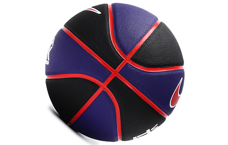 Nike Pu Basketball Black Blue Red Size 7 Ball Training Unisex