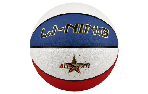 LiNing Li Ning CBA All-Star Series PU Basketball Very Flexible Dribbling Easier Red White and Blue No. 7 Training